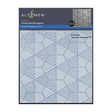 Altenew, Textured Hexagons, Geometric 3D Embossing Folders