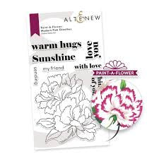 Altenew, Paint-A-Flower, Modern Pink Dianthus