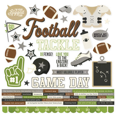 Simple Stories, Football Sticker Sheet