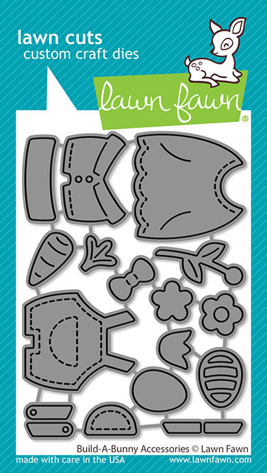 Lawn Fawn,Build-A-Bunny Accessories Die cut