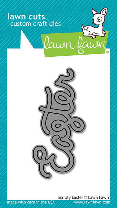 Lawn Fawn, Scripty Easter Die cut