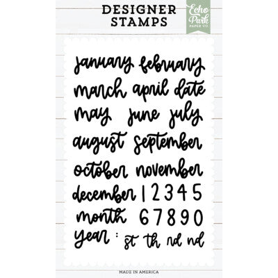 Echo Park, Months of Year Stamp