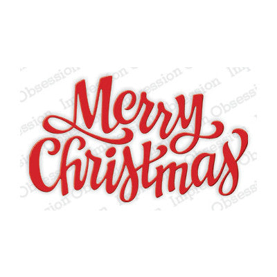 Impression Obsession, Die cut - Merry Christmas