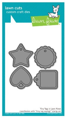 Lawn Fawn, Tiny Tags Die Cut