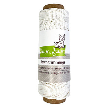 Lawn Fawn, Lawn Trimmings, Hemp Twine, White