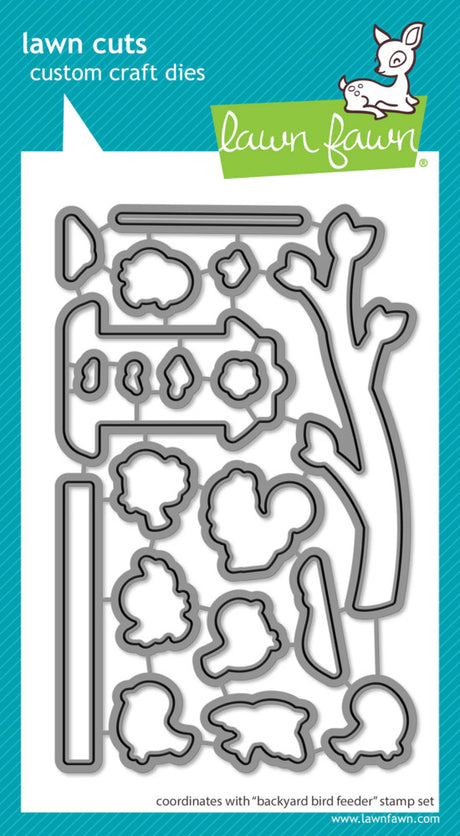 Lawn Fawn, Backyard Bird Feeder  Set