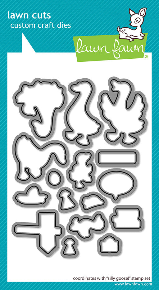 Lawn Fawn, Silly Goose! Stamp and Die set