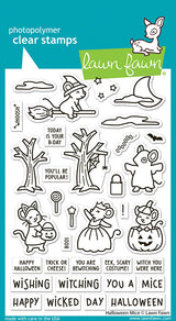 Lawn Fawn, Halloween Mice Stamp & Die SEt