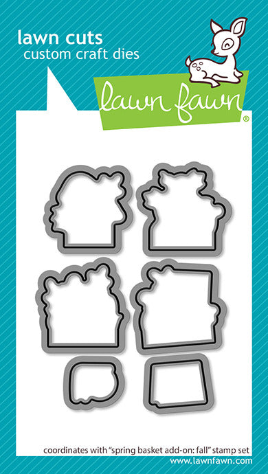 Lawn Fawn, Clear Stamp, Spring Basket Add-On: Fall Stamp & Die Cut