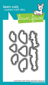 Lawn Fawn,  All The Santa Hats Stamp & Die Set