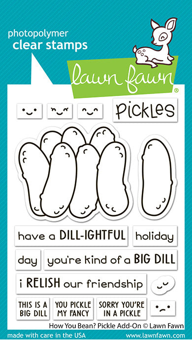 Lawn FAwn, Clear Stamp, How You Bean? Pickle Add-On