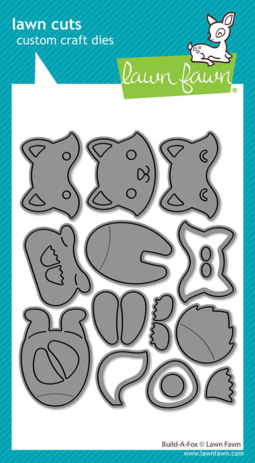 Lawn Fawn, Build A Fox Die Cut