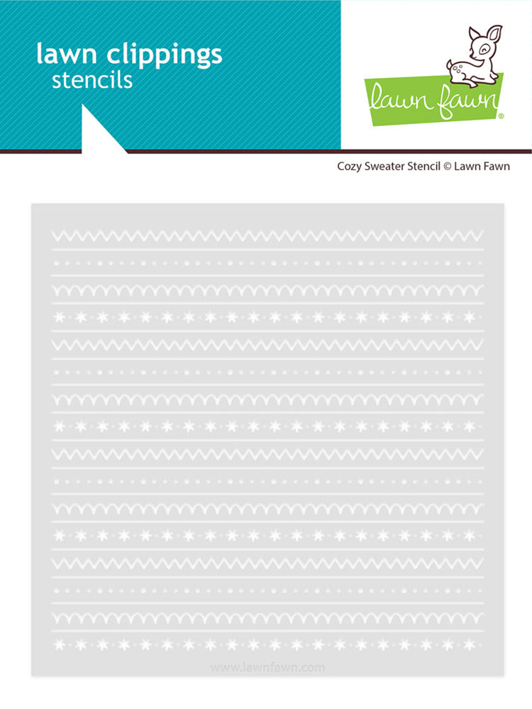 Lawn Fawn, Cozy Sweater Stencil