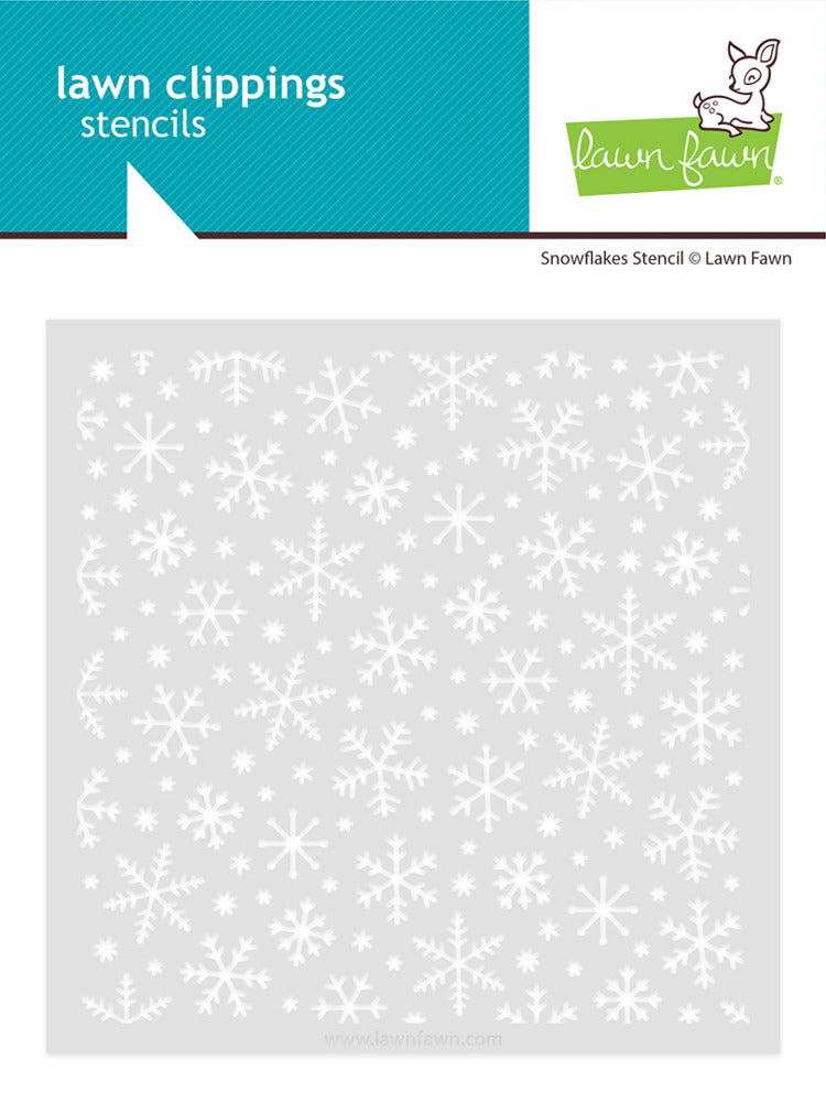 Lawn Fawn, Snowflakes Stencil