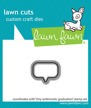 Lawn Fawn, Stamp & Die, Tiny Sentiments: Graduation Set