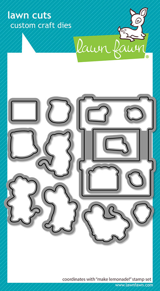 Lawn Fawn,  Make Lemonade! Stamp & Die Cut Set
