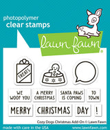Lawn Fawn, Stamp & Die SEtCozy Dogs Christmas Add-On