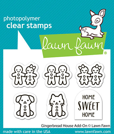Lawn Fawn, Stamp & Die Set , Gingerbread House Add-On