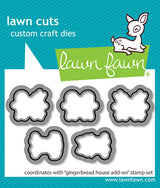 Lawn Fawn, Stamp & Die Set , Gingerbread House Add-On