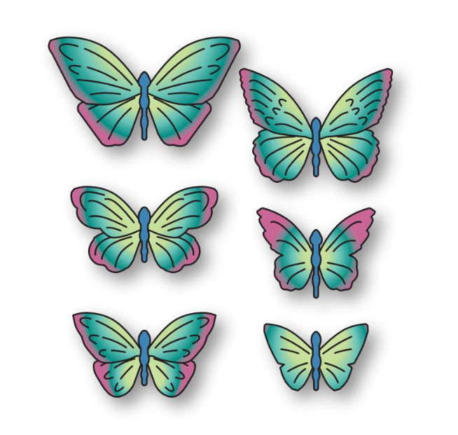 Memory Box, Die, Brilliant Butterflies