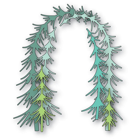 Memory Box, Die, Gathered Evergreens