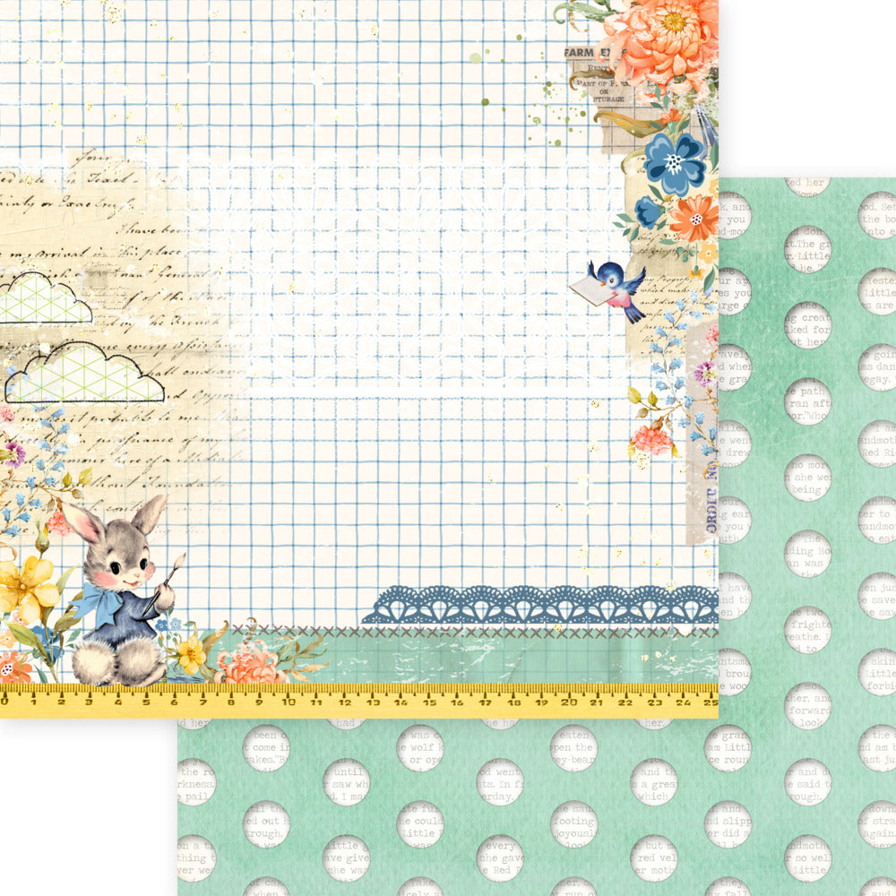 Memory Place, 12X12 Patterned Paper, My Deer Friend II - Sending Hugs
