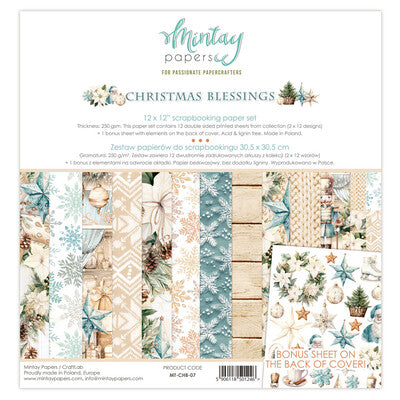 Mintay, Christmas Blessings Paper Pack