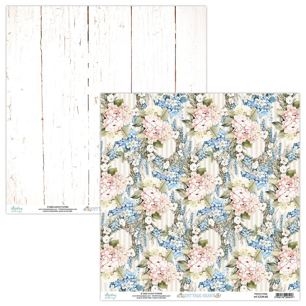 Mintay, 12x12 Paper, Cottage Heart 05