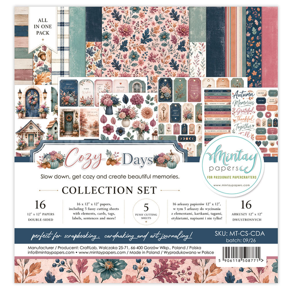 Mintay, 12X12 Collection Set, Cozy Days Pre-order