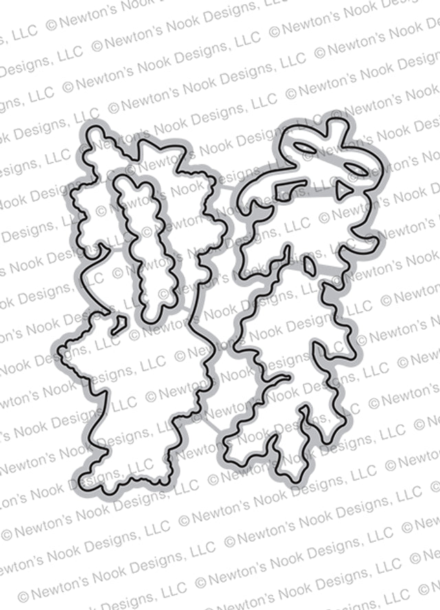 Newton's Nook, Bells & Holly Stamp & Die Set