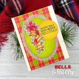 Newton's Nook, Bells & Holly Stamp