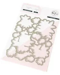 Pink Fresh Studio, Cheerful Blossom Die Cut & Stencil Set