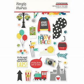 Simple Stories, Say Cheese at the Park, Sticker Book