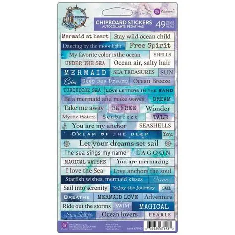 Prima Marketing, A Mermaid's Tale, 12x12 Paper Pad & Bits