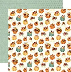 Carta Bella, Harvest, Pumpkin Bouquets