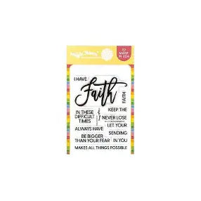 Waffle Flower, Faith Sentiments Stamp
