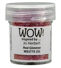 WOW, Red Glimmer Embossing Powder
