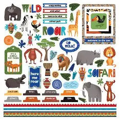 Photoplay, A Walk on the Wild Side Sticker Sheet