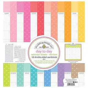 Doodlebug, Day to Day Calendar Kit