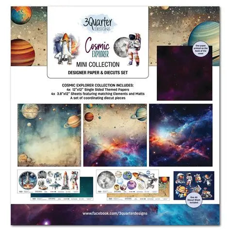 3Quater Designs, Cosmic Explorer Paper Pack