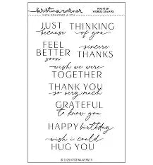 Concord & 9th, Kristina Werner, Written Word Stamp