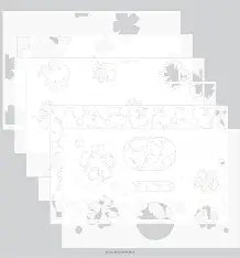 Concord & 9th, Kristina Werner, Pretty Posies Stencil