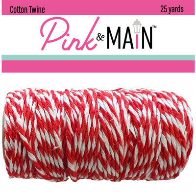 Pink & Main Cotton twine, Stop Sign Twine