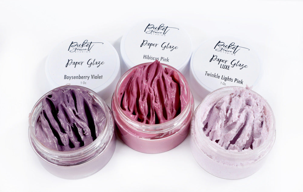 Picket Fence, Paper Glaze Sampler Set, Pink Ombre Haze Pre-order