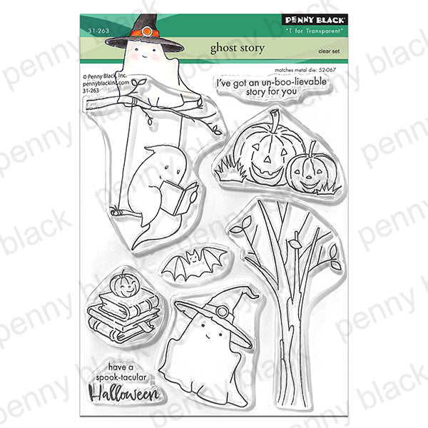Penny Black, Clear Stamp, Ghost Story Pre-order