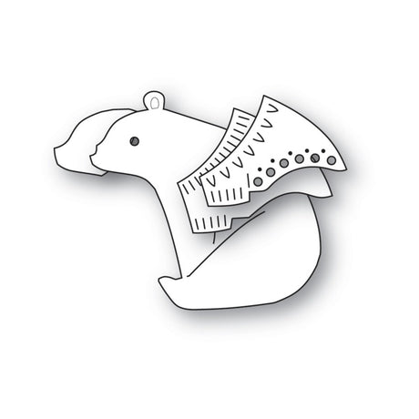 Poppy Stamps, Die, Nordic Sitting Bear