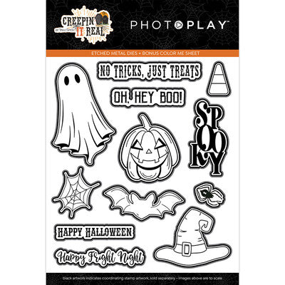 Photo Play Paper, Creepin' It Real Clear Stamps