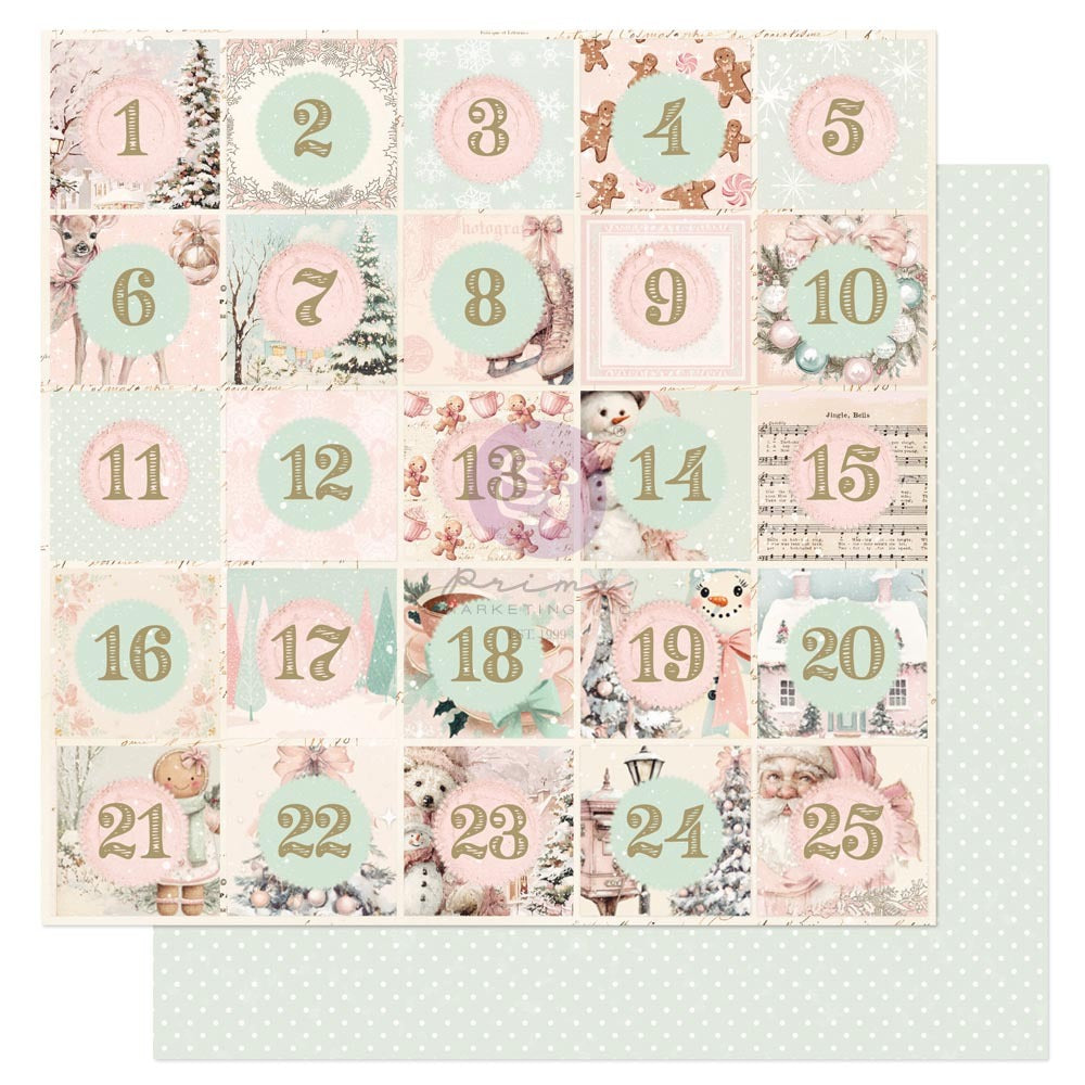 Prima Marketing, 12x12 Patterned Paper, Countdown to the Magic