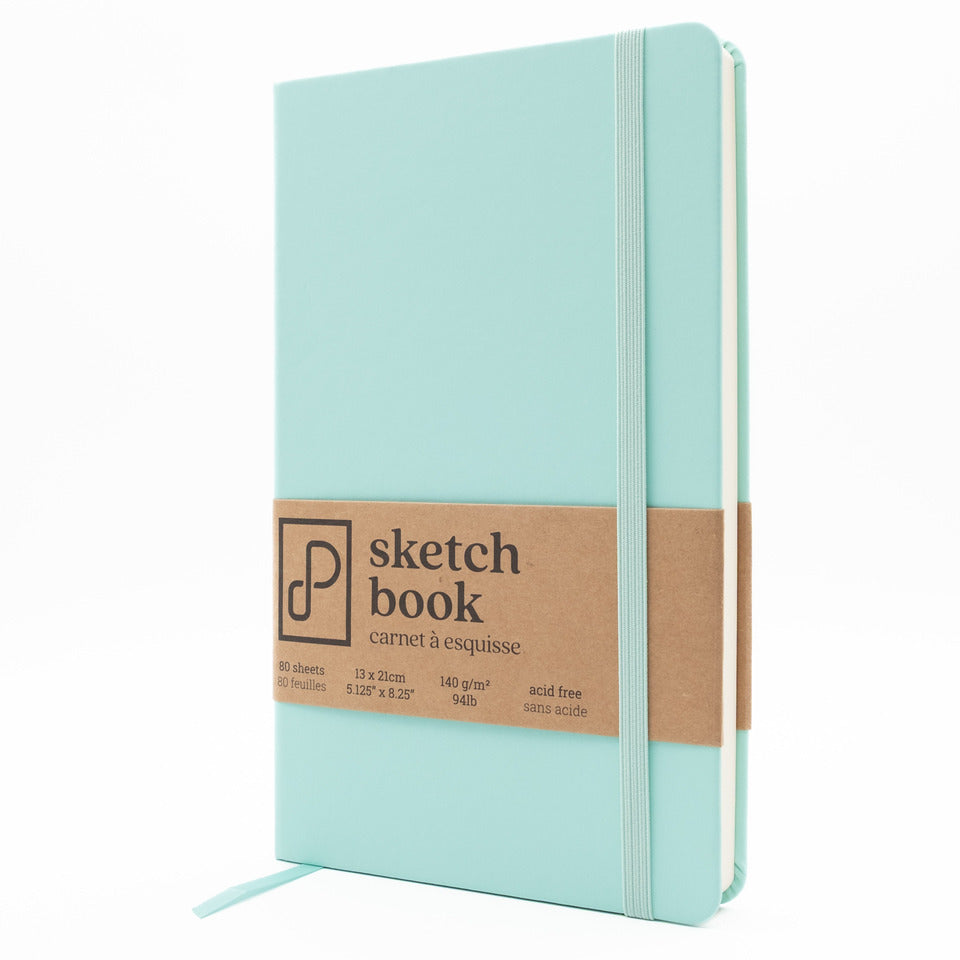 Prism Studio, Sketch Book, approx 4.75" x 8", Seafoam Green