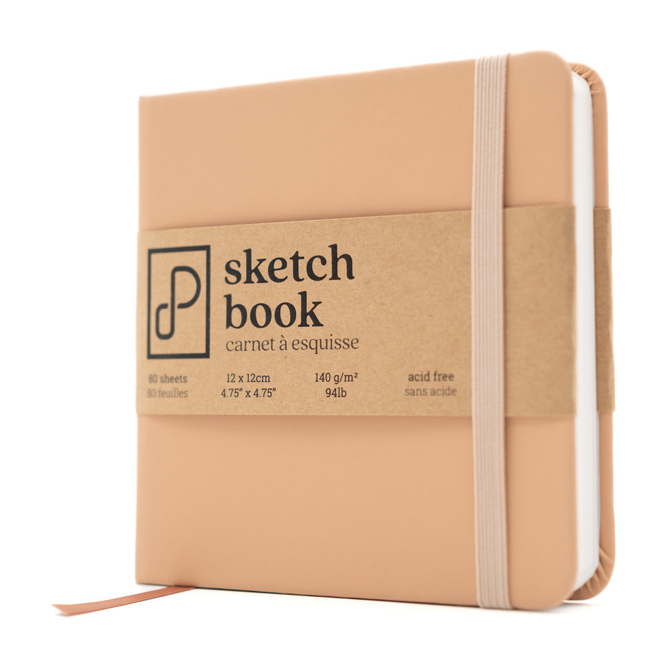 Prism Studio, Sketch Book, approx 4.75", Desert Sand (white pages)